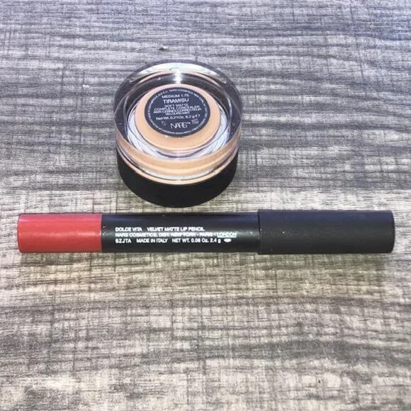 NARS Velvet Matte Dolce Vita Lip Pencil & Tiramisu SOFT Matte Concealer - Picture 3 of 5